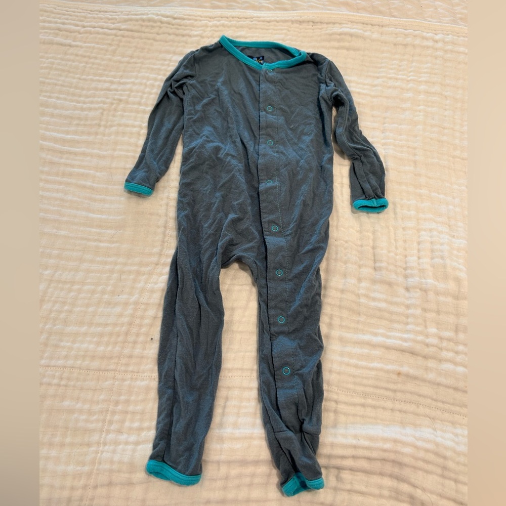 Kickee Pants Bamboo Sleeper 12-18 Snaps
